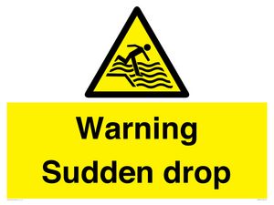 Warning Sudden drop